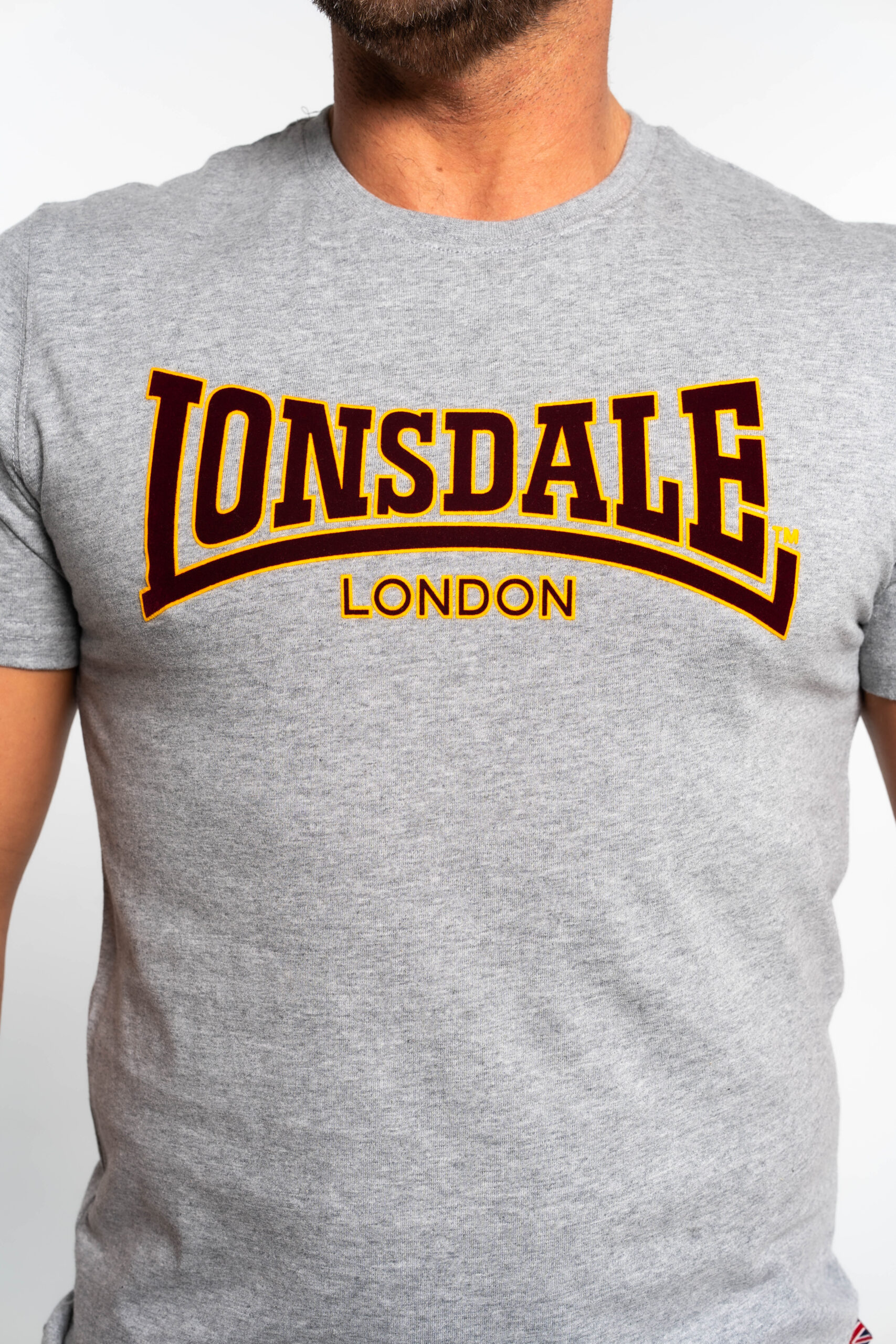 Lonsdale T-shirt Classic- Grey - Kép 4