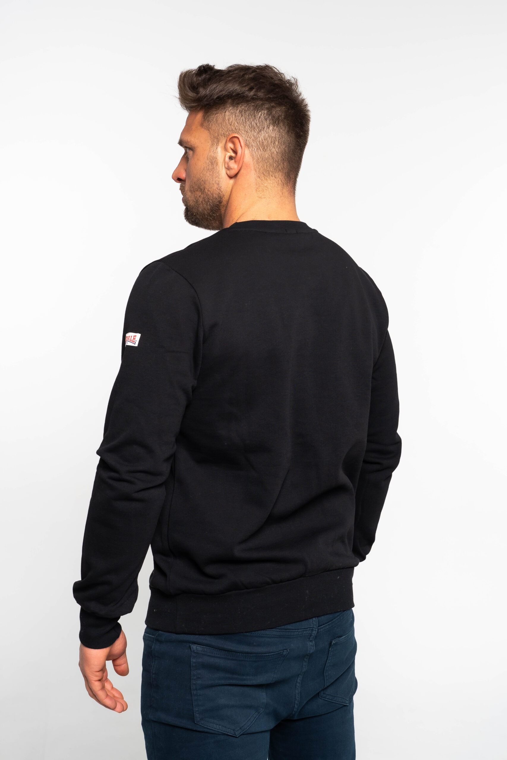 Lonsdale Sweatshirt Classic- Black - Image 2