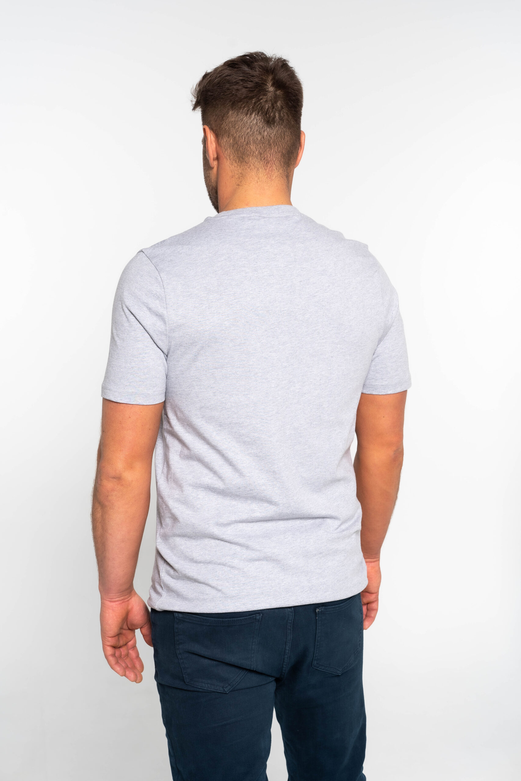 Plain T-Shirt-Grey - Kép 4