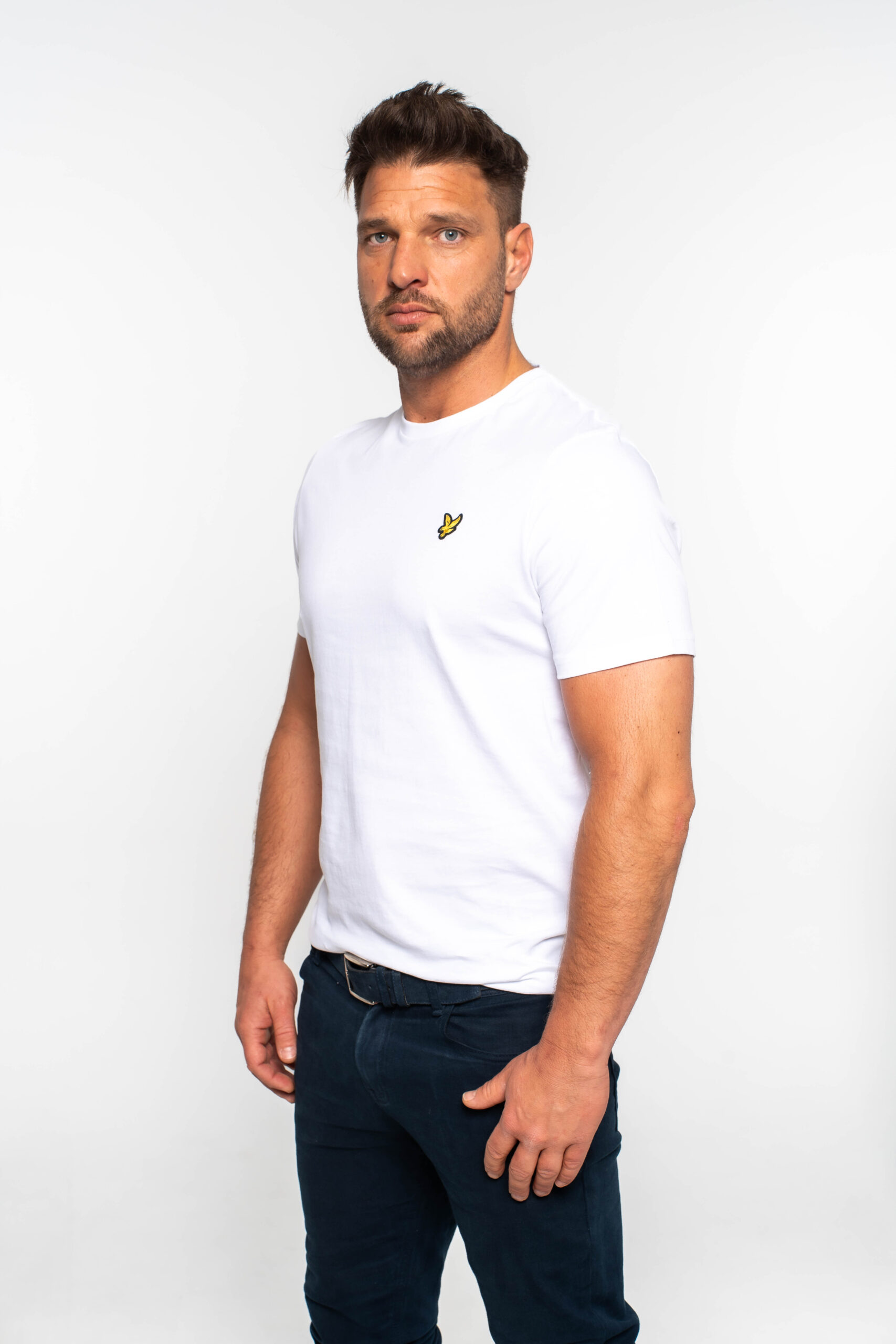 Plain T-Shirt White (626) - Image 2