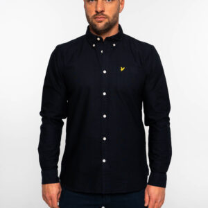Plain Oxford Shirt Dark Navy (z271)