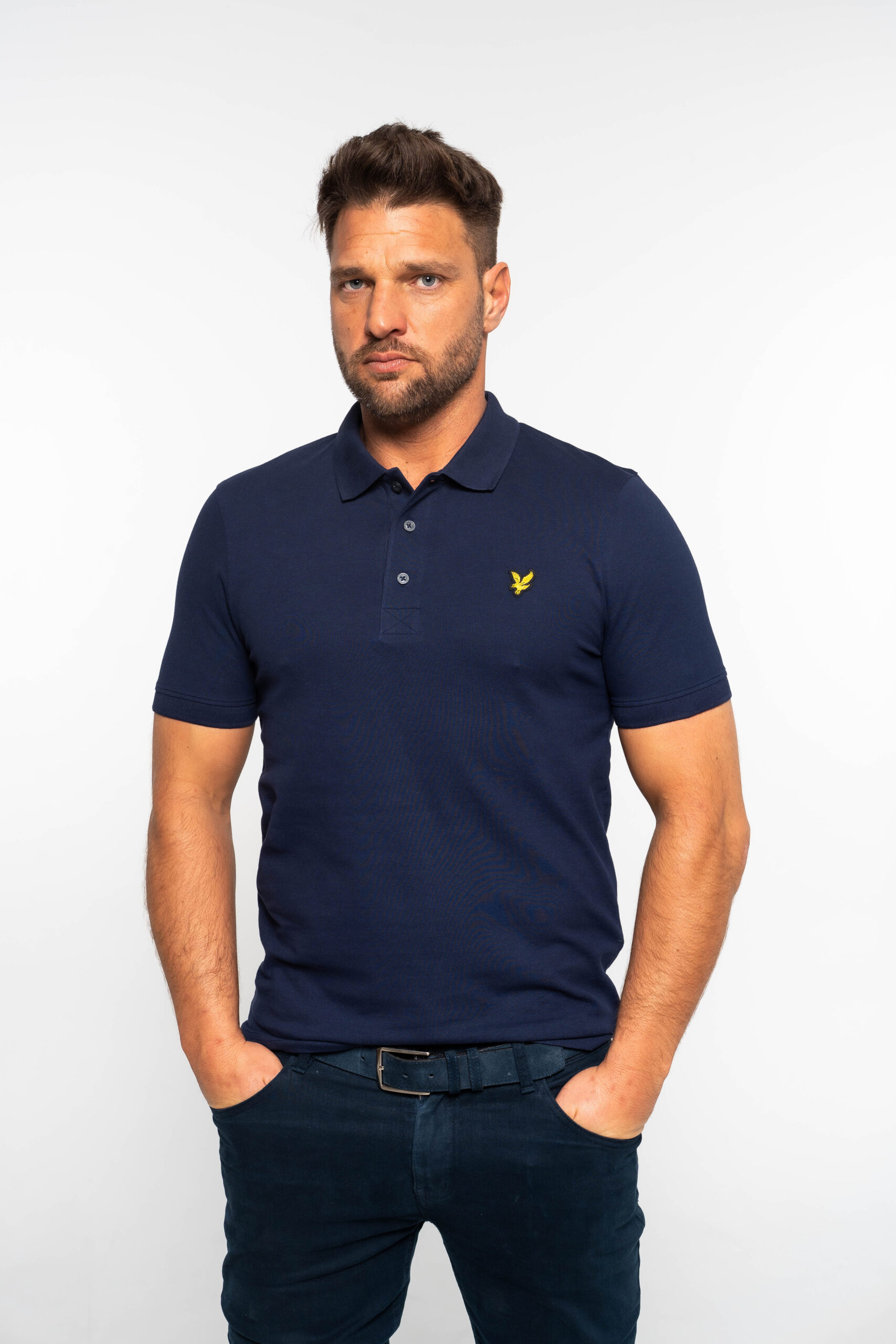Plain Polo Shirt Navy